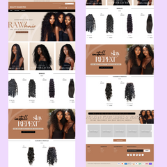 Tan Shopify Premade Website