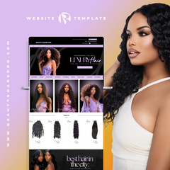 Black & Lilac Shopify Premade Website