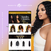 Black White & Gold Shopify Premade Website