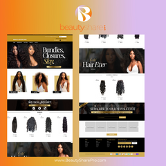 Black White & Gold Shopify Premade Website