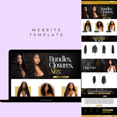 Black White & Gold Shopify Premade Website