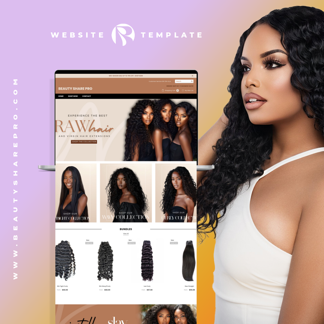 Tan Shopify Premade Website